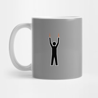 Airplane Marshaller HERE Signal Mug